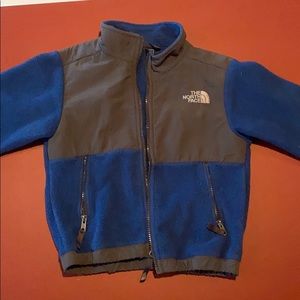 Boys north face zip up fleece